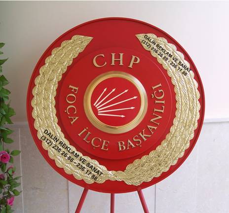 CHP LE BAKANLII KABARTMA METAL ELENK