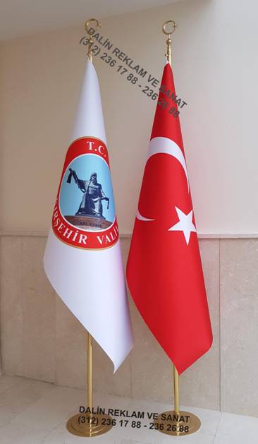 KIRŞEHİR VALİLİĞİ TELALI MAKAM BAYRAĞI VE FLAMASI