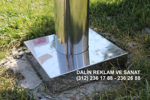 Dış Mekan Bayrak Direkleri Paslanmaz Çelik