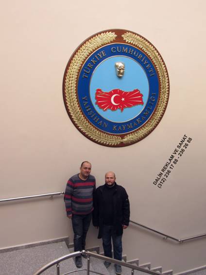 DUVAR TİPİ AMBLEM YAHŞİHAN KAYMAKAMLIĞI ASILI2