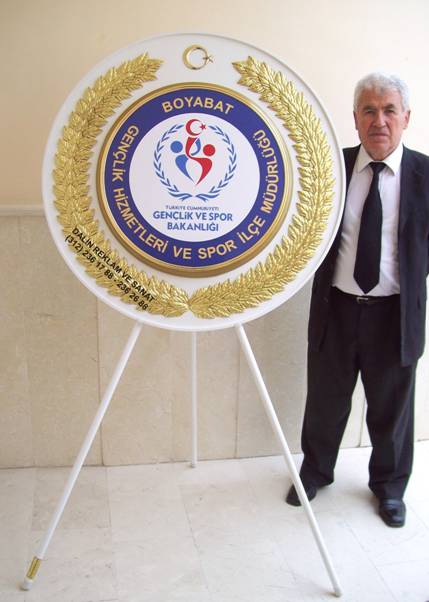 GENÇLİK VE SPOR İLÇE ÇELENK BOYABAT AYAKLI KLASİK