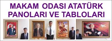 MAKAM ODASI ATAT�RK TABLOLARI PANOLARI RES�MLER�