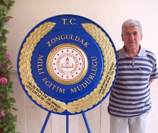 MİLLİ EĞİTİM METAL ÇELENK KABARTMA 90 CM