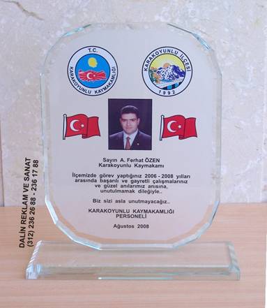 KRİSTAL PLAKET12